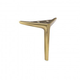Опора меб. мет. WINDSOR H180 угловая брашированное золото AKS