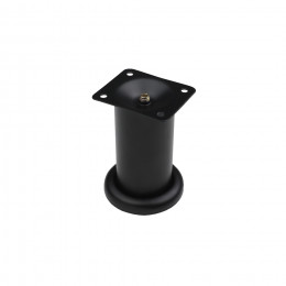 Опора меб. TB019 (B140) H100, черная AKS