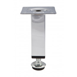 Опора меб. D-737-3 h=100, хром AKS