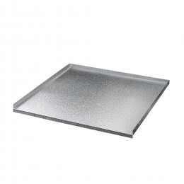 Поддон гигиенический в базу 700 мм., под 18 ДСП, алюминиевый, РФ (662*520 мм)