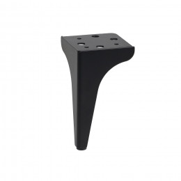 Опора меб. мет. STELLAR h150 угловая черный матовый AKS