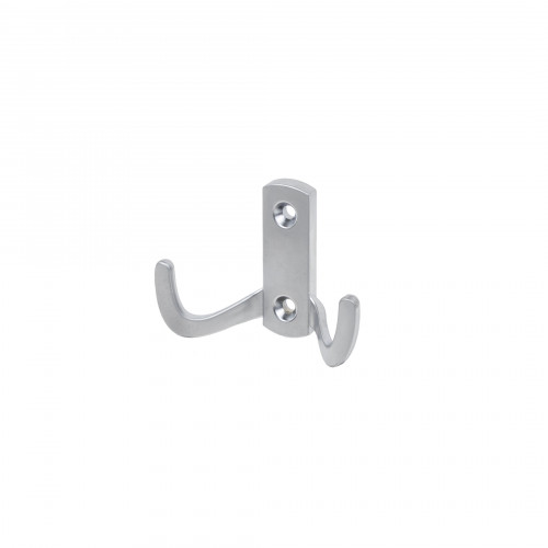 Крючок меб. двухрожковый мет. WP13 хром матовый GRIDLI