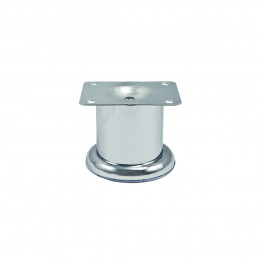 Опора меб. мет. TB019 (B140) d50 h60 хром AKS