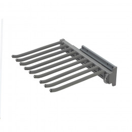 Выдвижная вешалка для брюк BRUNO крепл.бок./правое 366*470*118, графит PRIME by AKS