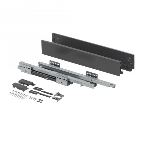 Система ящиков Slimbox Evolution L-500 H=84 графит SOFT CLOSE ДСП16мм