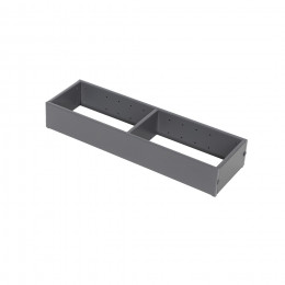 Разделитель L500 универсальный металлический Slimbox Evolution (L476*W100*H50) графит