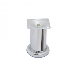 Опора меб. TB019 (B140) H100, хром, AKS