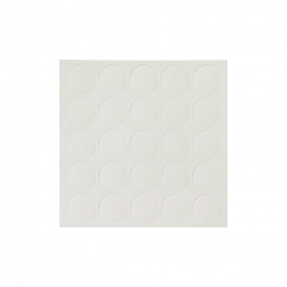 Заглушка самоприлипающая к конфирматам алебастр (14095) FOLMAG (лист-25шт.)