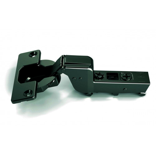 Omnia L Петля 105° вкладная без пружины, под саморез, черная уп=200 шт