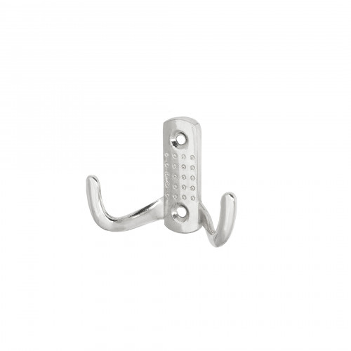 Крючок меб. двухрожковый мет. WP12 хром