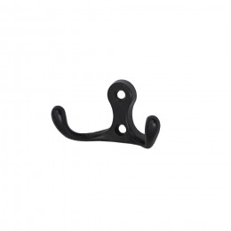 Крючок меб. двухрожковый мет. WP19 черный матовый GRIDLI