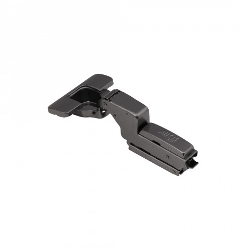 Петля 3D BLACK гидравл. внутренняя 07, 45мм, узкая планка H-0, clip-on, накладки, шурупы, AKS PLUS