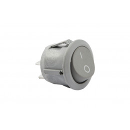 Выключатель механический, врезной, серый, AKS