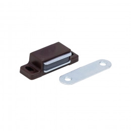 Защелка магнитная мебельная, коричневая N
