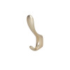 Крючок меб. двухрожковый мет. ROMA, брашированное золото, AKS