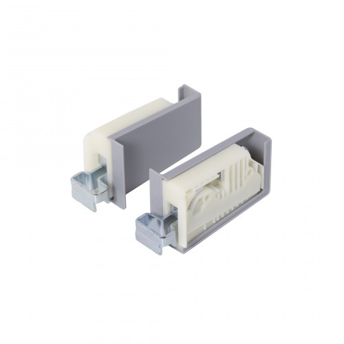 Навес кухонный регулируемый ABS левый+правый + серые заглушки PRIME by AKS