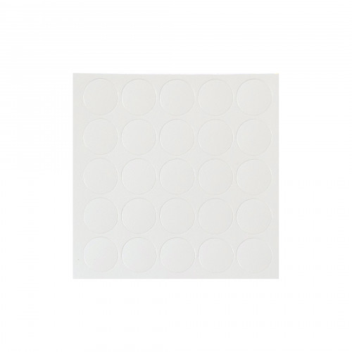 Заглушка самоприлипающая к конфирматам - 14320 - белый (1л.=25 шт.), AKS40