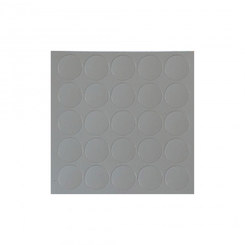 Заглушка самоприлипающая к конфирматам, -14051- серый перламутровый (1л=25шт), AKS