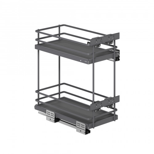 Выдвижная корзина-карго 300 FOCUS крепл.нижнее, графит PRIME by AKS