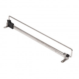 Выдвижная вешалка L-400, хром/черный GRIDLI