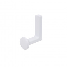 Крючок меб. KING, белый матовый. AKS