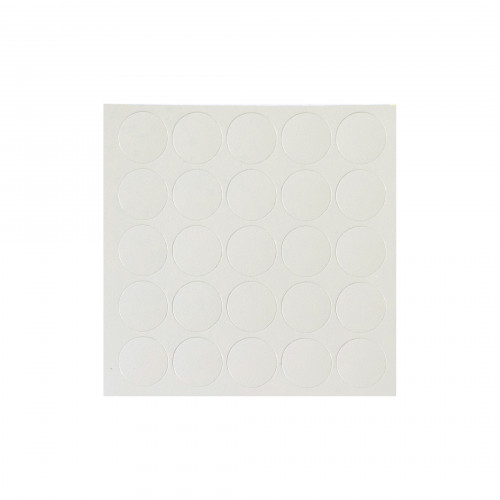 Заглушка самоприлипающая к конфирматам алебастр (14095) FOLMAG (лист-25шт.)