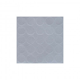 Заглушка самоприлипающая к конфирматам алюминий (14978) FOLMAG (лист-25шт.)