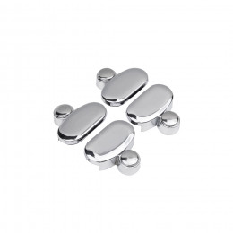 Держатель зеркала АJ62 ОС (1 кпл.= 4 шт.) хром, AKS