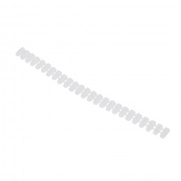 Втулка под саморез на полосе 5*10, пластик, белая (уп/1тыс.шт) AKS