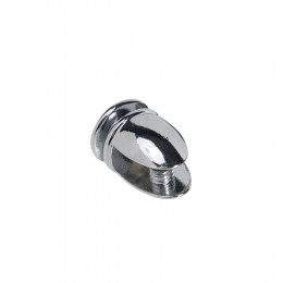 Полкодержатель для стекла мет. АК133 (6-8мм) хром AKS