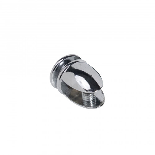 Полкодержатель для стекла мет. АК133 (6-8мм) хром AKS