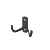 Крючок меб. двухрожковый мет. WP12 черный GRIDLI
