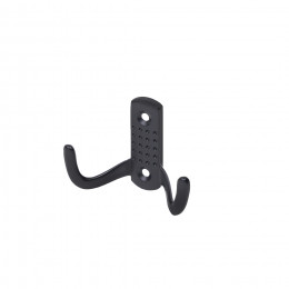 Крючок меб. двухрожковый мет. WP12 черный GRIDLI