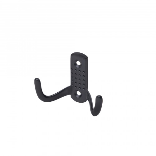 Крючок меб. двухрожковый мет. WP12 черный GRIDLI