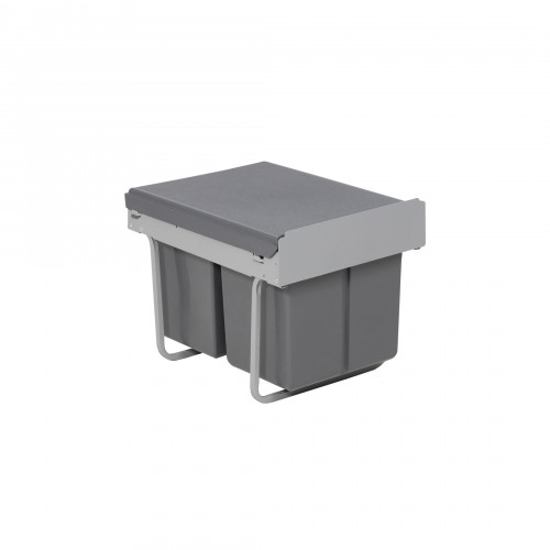 Мусорные контейнеры выдвижные 400 (2*18LT), серый AKS