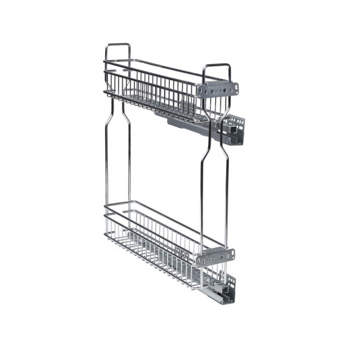 Карго боковая 20/2, правая, на направляющих скр.монт. с доводчиком, хром AKS