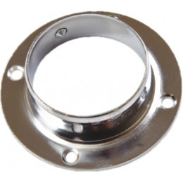 Крепление (розетка) трубы d50 мм. хром/сталь, AKS
