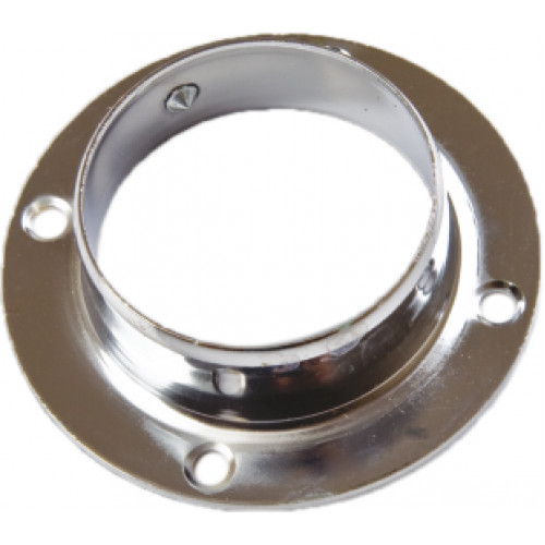 Крепление (розетка) трубы d50 мм. хром/сталь, AKS