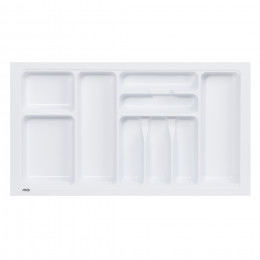 Лоток для столовых приборов 800 BASIC 735*430, белый AKS