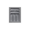 Лоток для столовых приборов 400 BASIC 320*430, серый AKS