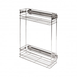 Выдвижная корзина-карго 150 крепл.боковое/универс., хром GRIDLI