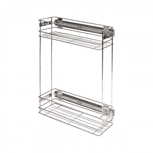 Выдвижная корзина-карго 150 крепл.боковое/универс., хром GRIDLI
