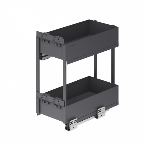 Выдвижная корзина-карго 300 ICON крепл.нижнее, графит PRIME by AKS