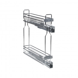 Выдвижная корзина-карго 200 NORWIG крепл.боковое/правое, графит AKS