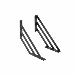 Полкодержатель мет. GRATE 200*200*5 черный (1 упак. = 2 шт.) AKS