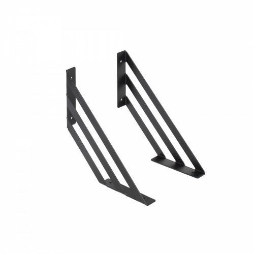 Полкодержатель мет. GRATE 200*200*5 черный (1 упак. = 2 шт.) AKS