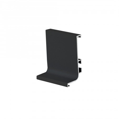 Профиль алюм. GOLA L-образный, 5.5м, черный AKS