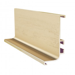 Профиль алюм. GOLA L-образный, 5.5м, брашированное золото 3 AKS