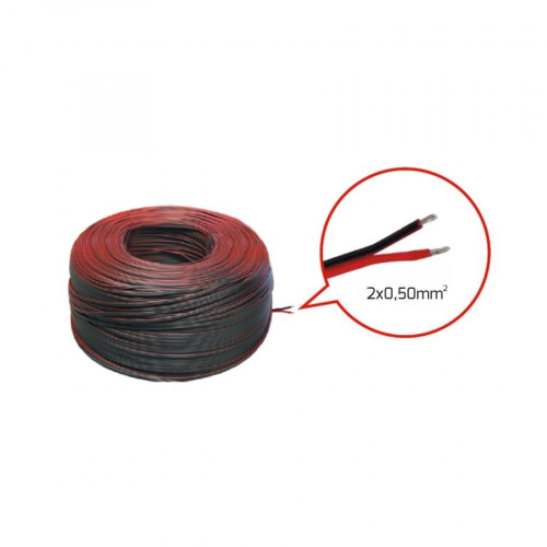 Акустический кабель 2х0,5мм, AKS, (1 бух. = 100 м.п.)