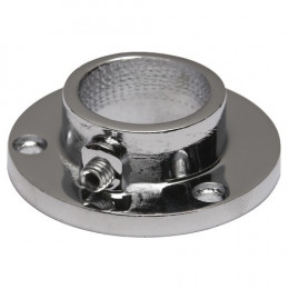 610 Крепление (розетка) трубы d32мм, хром